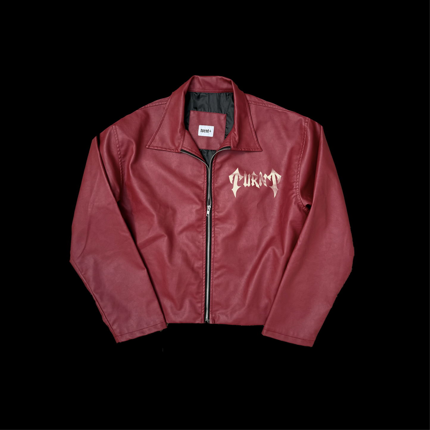 BLESSED MAROON CROPPED JACKET