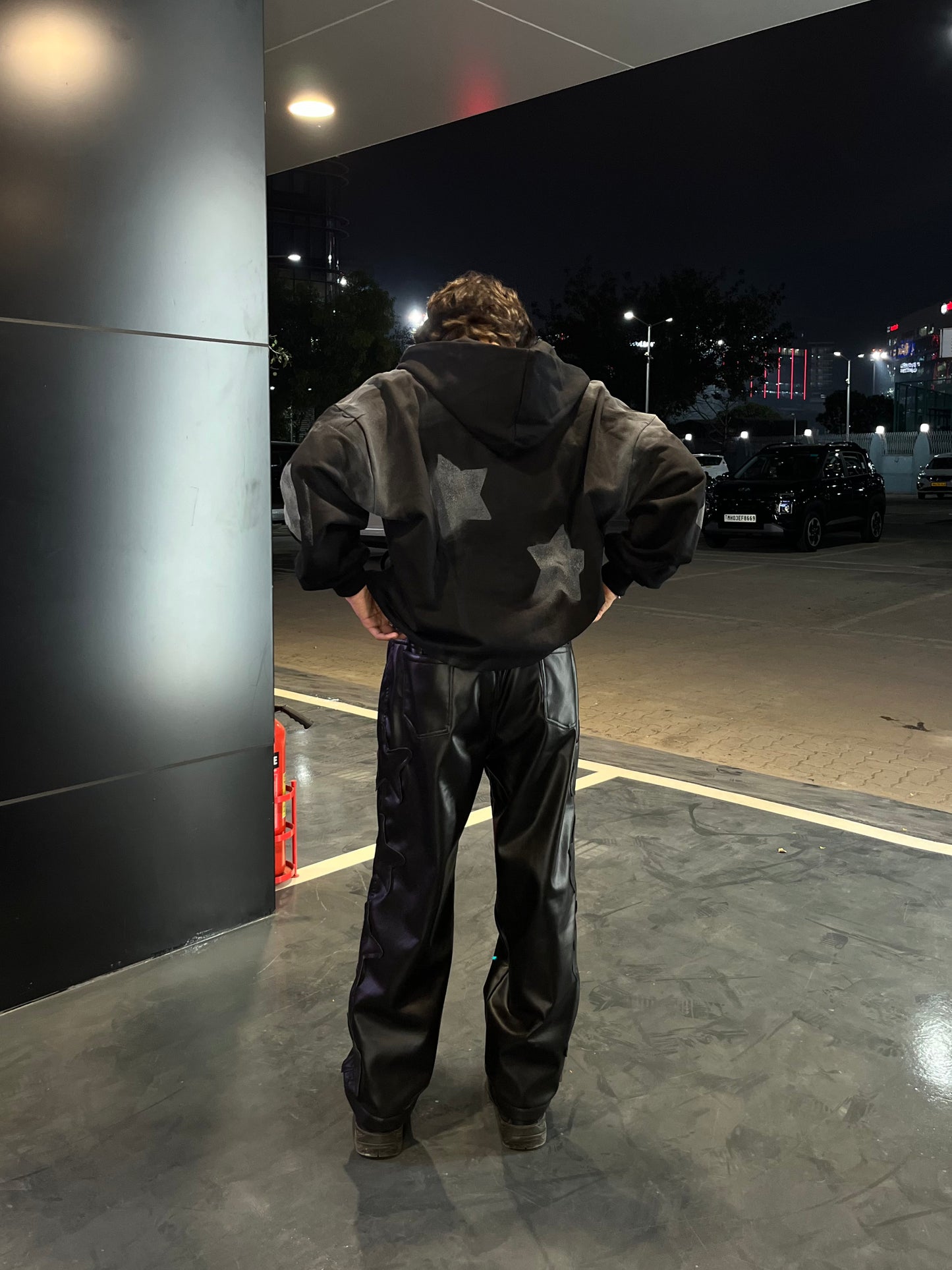 STAR LEATHER PANTS