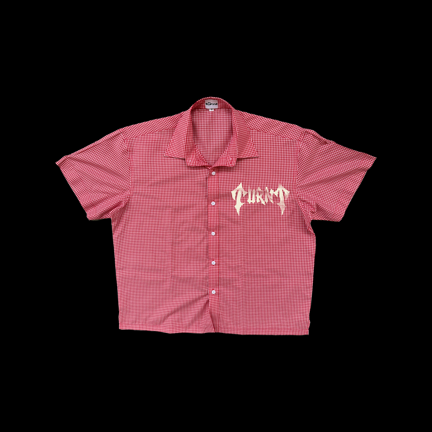 BLESSED RED CROPPED SHIRT