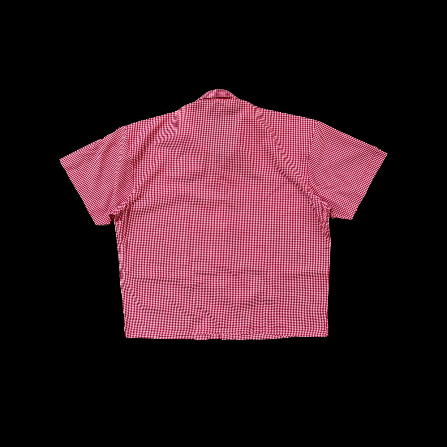 BASIC RED CROPPED SHIRT