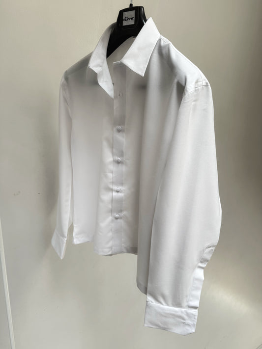 BASIC CROPPED FULL SLEEVES SHIRT