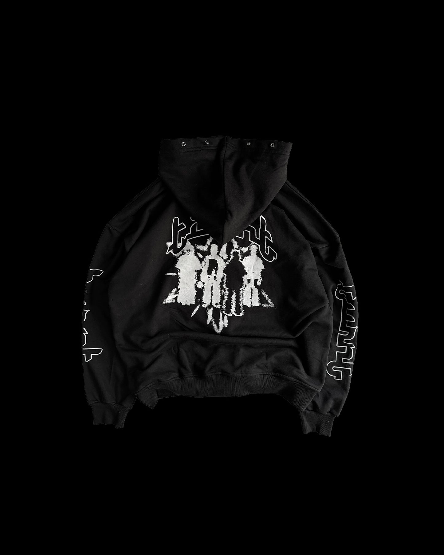 STARLETS BLACK ZIP HOODIE