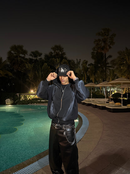 BLACK  FREQUENCY HOODIE