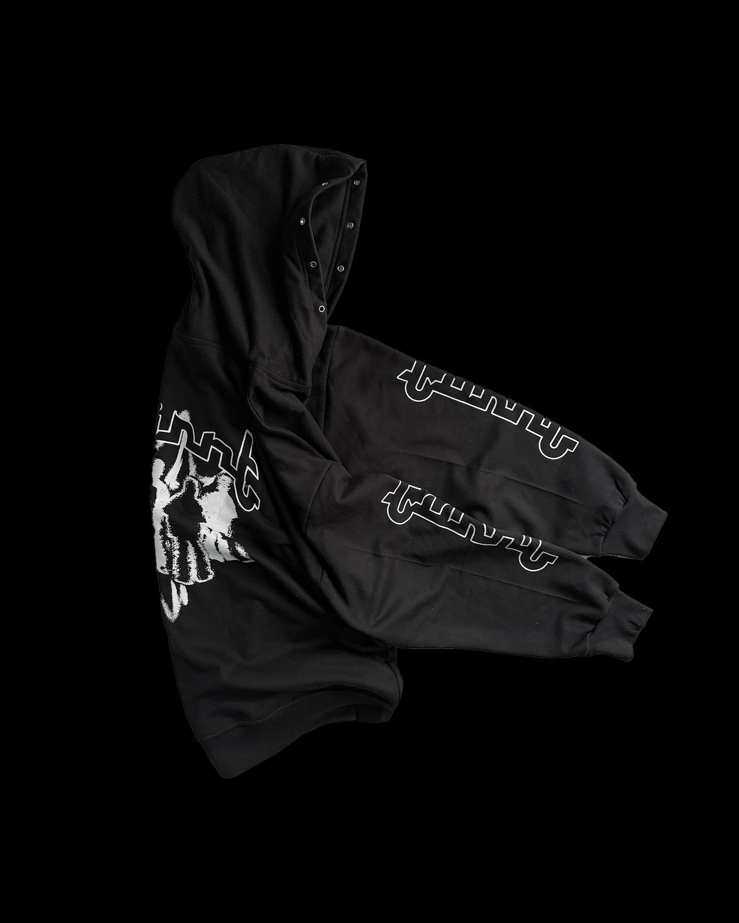 STARLETS BLACK ZIP HOODIE