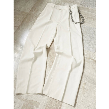 OFFWHITE PLEATED PANTS