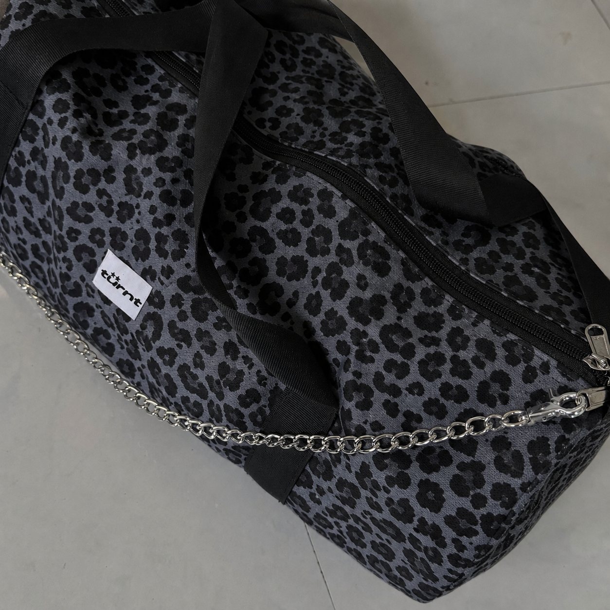 TURNT LEOPARD BAG
