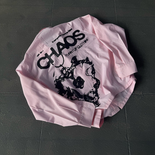 CHAOS PINK CROPPED SHIRT