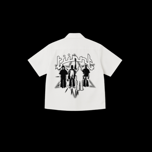 STARLET WHITE CROPPED SHIRT