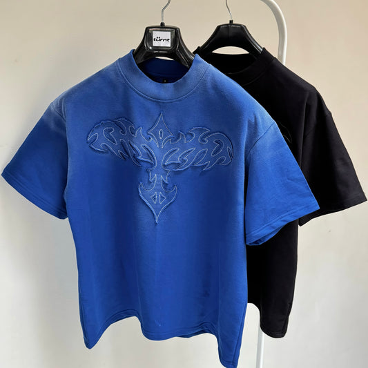 ATOM BLUE FADED T-SHIRT