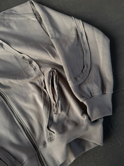 GREY FREQUENCY HOODIE