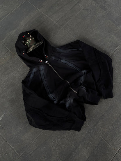 ROCKABILLY BLACK FREQ HOODIE