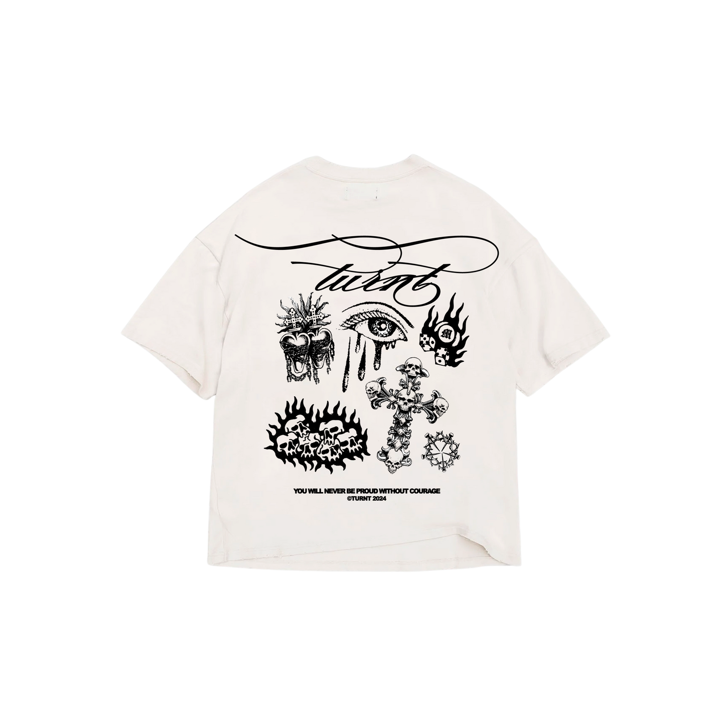 COURAGE WHITE T-SHIRT