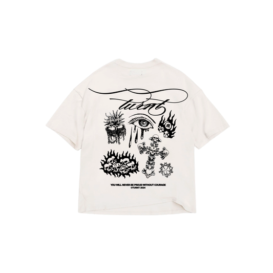 COURAGE WHITE T-SHIRT