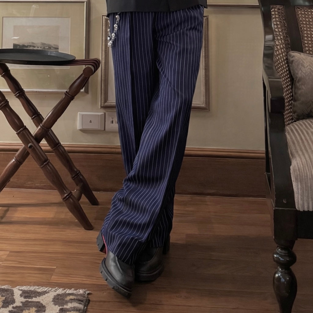 RICH BLUE KNIGHT PLEATED PANT