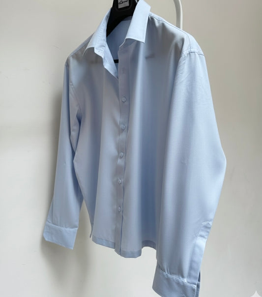 BASIC SOLID BLUE SHIRT