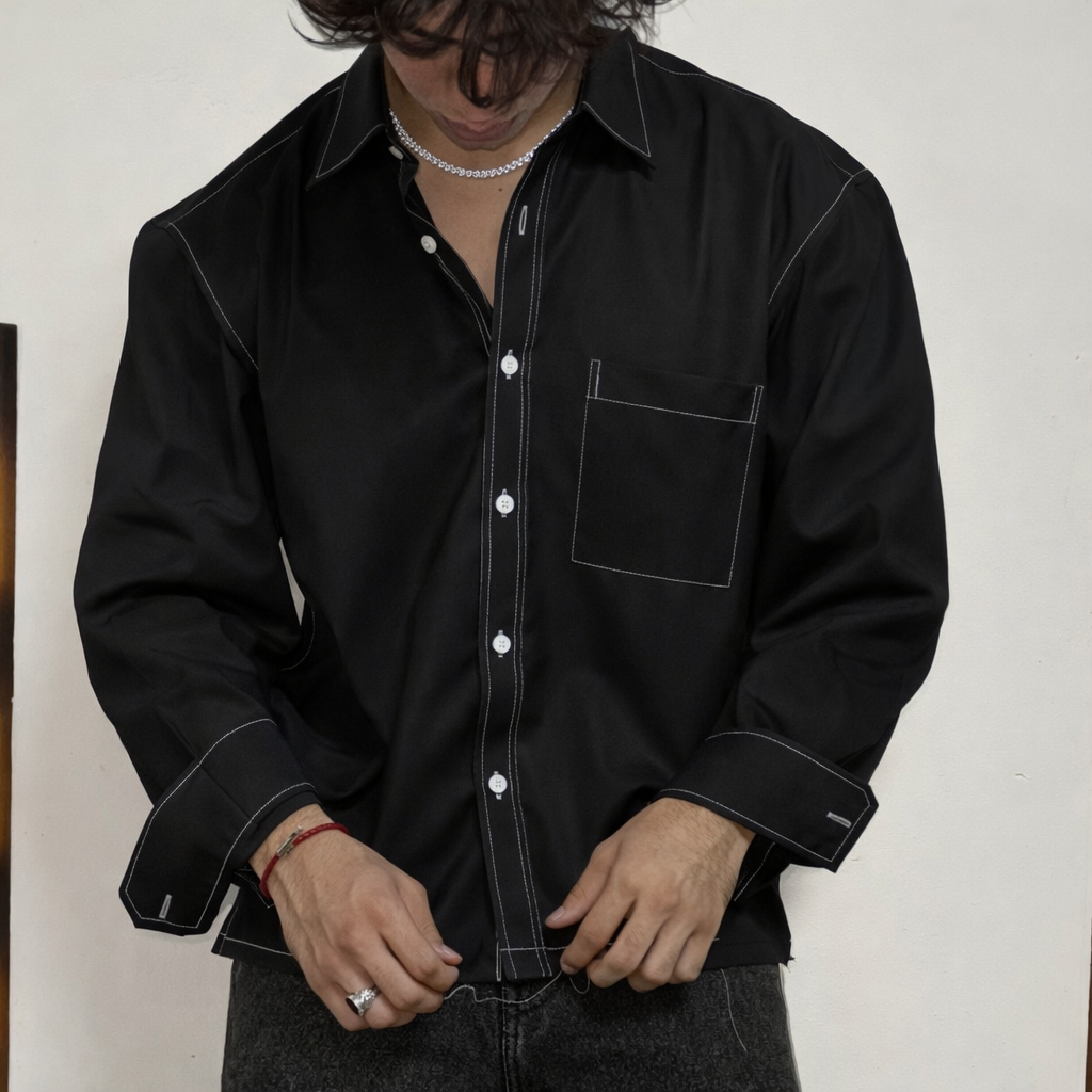 BLACK ATOM SHIRT