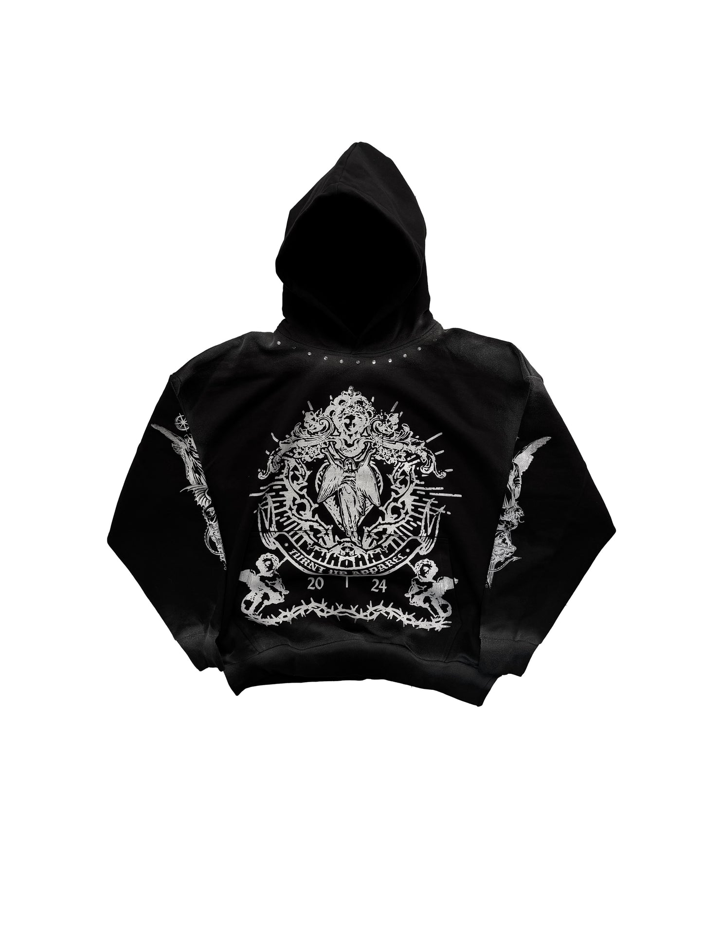 EA RHINESTONE RARE HOODIE