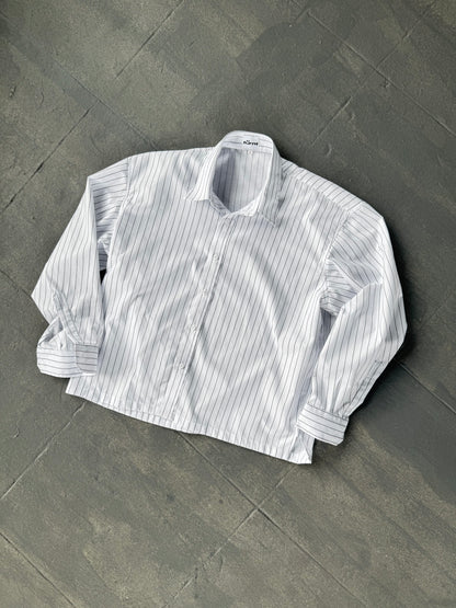 WHITE STRIPED SHIRT