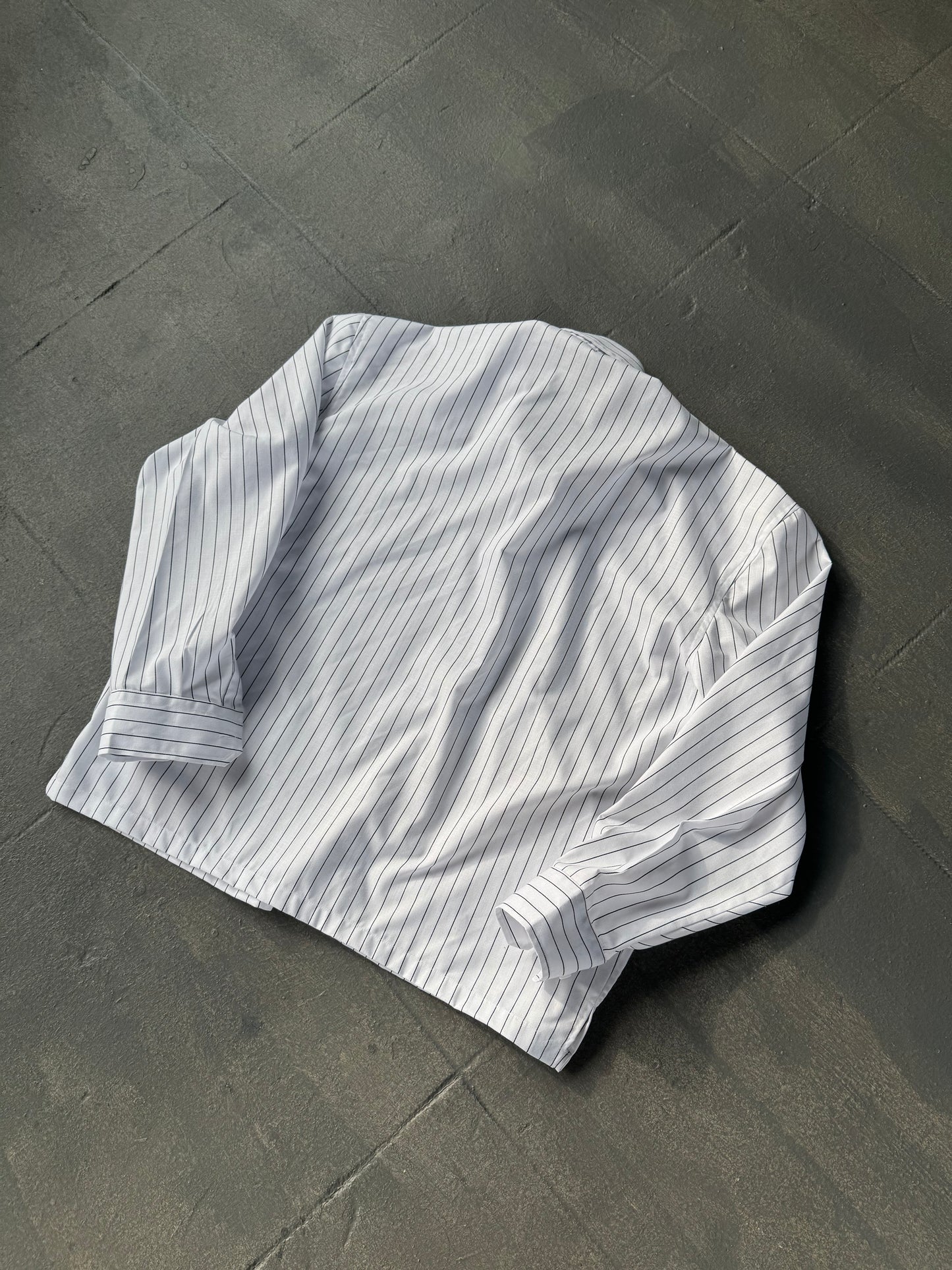 WHITE STRIPED SHIRT