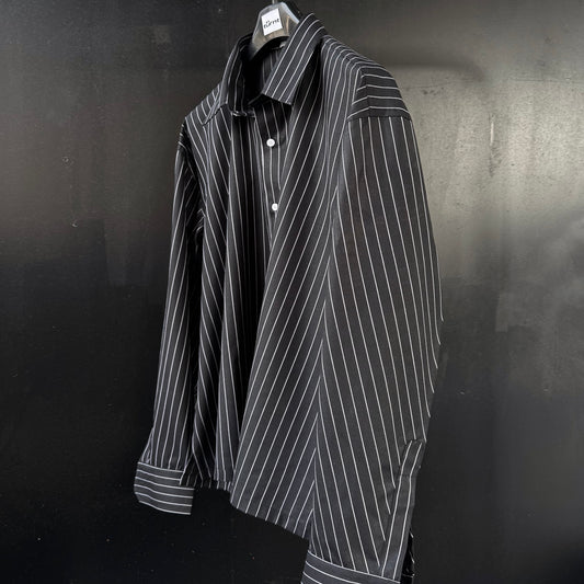 BLACK STRIPED SHIRT