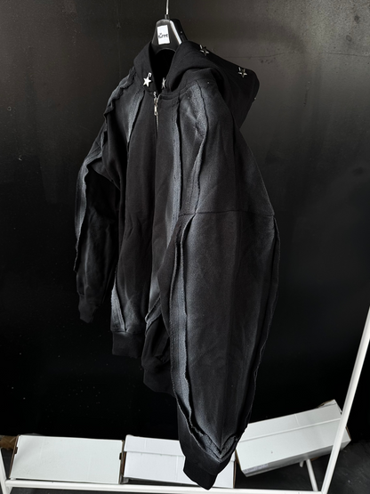 EMBELL FREQUENCY CROPPED HOODIE (LIMITED)