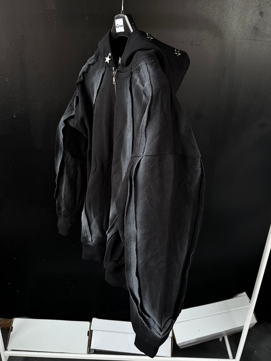 EMBELL FREQUENCY CROPPED HOODIE (LIMITED)