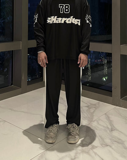 CARBON TURNT JERSEY TRACK PANTS