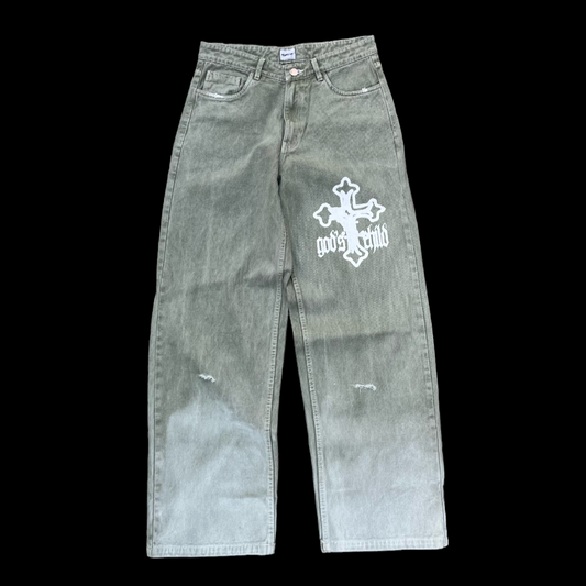 FROST GREEN GOD'S CHILD JEANS