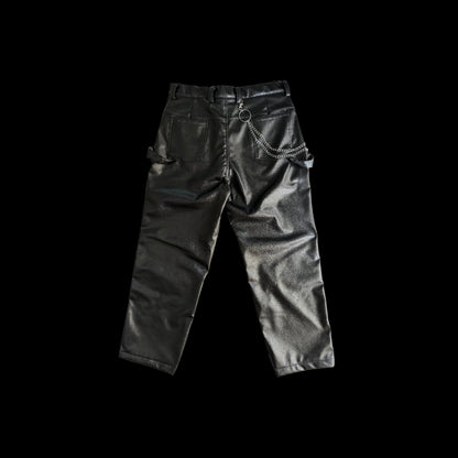 CARPENTER LEATHER PANTS.