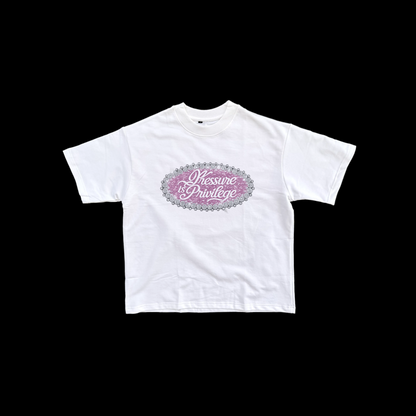 PRESSURE IS PRIVILEGE WHITE TEE