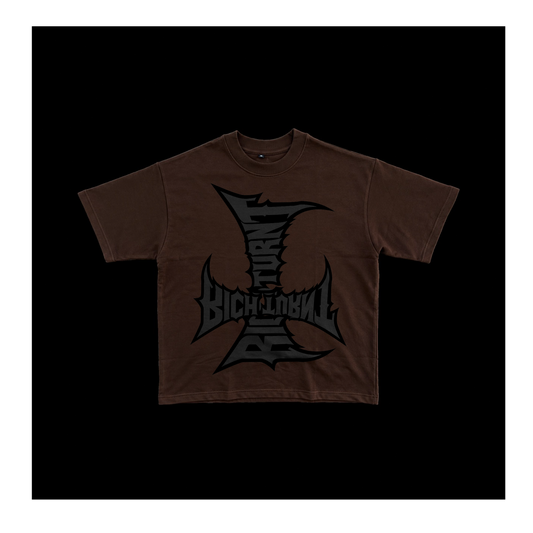 RICH TURNT BROWN TEE