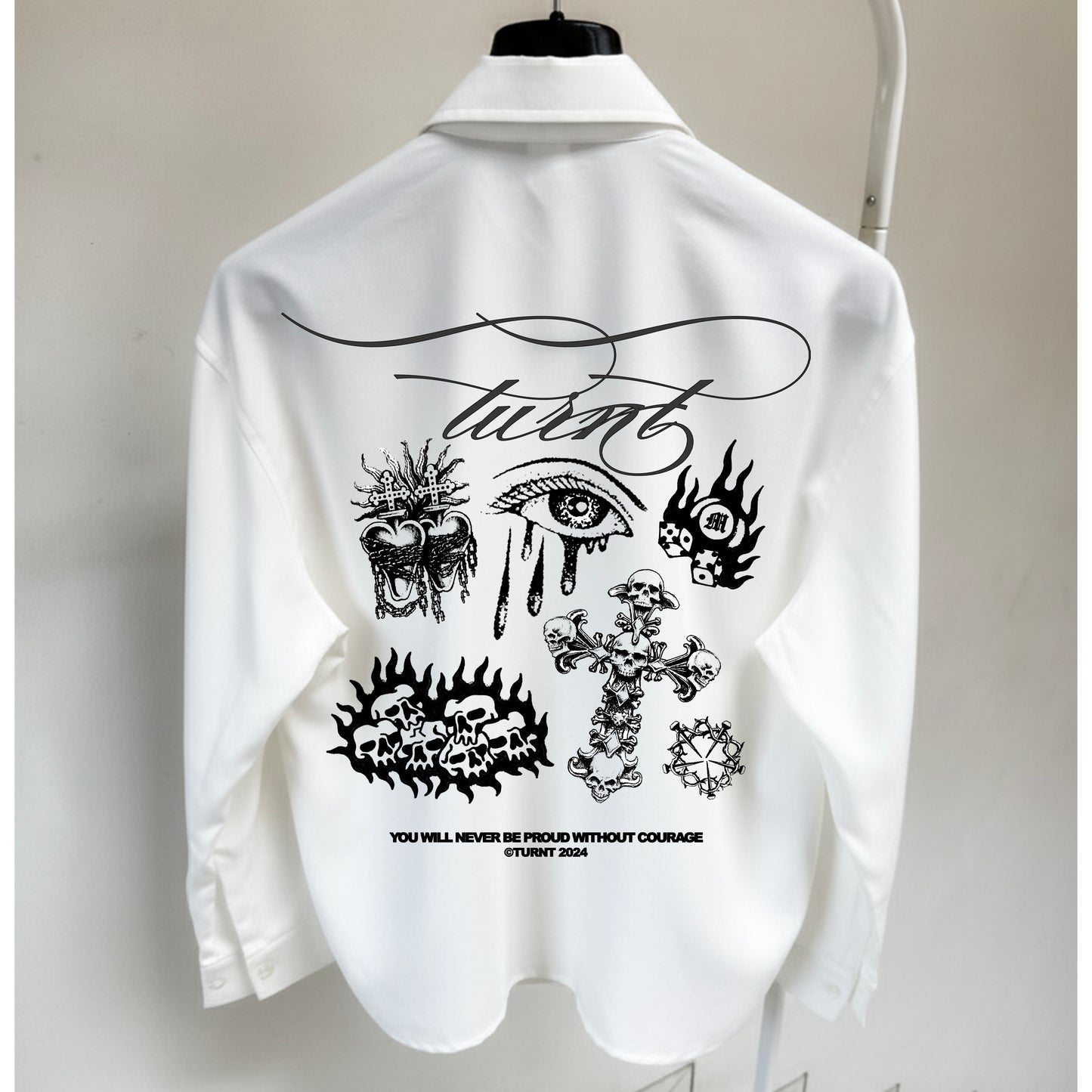 WHITE COURAGE SHIRT