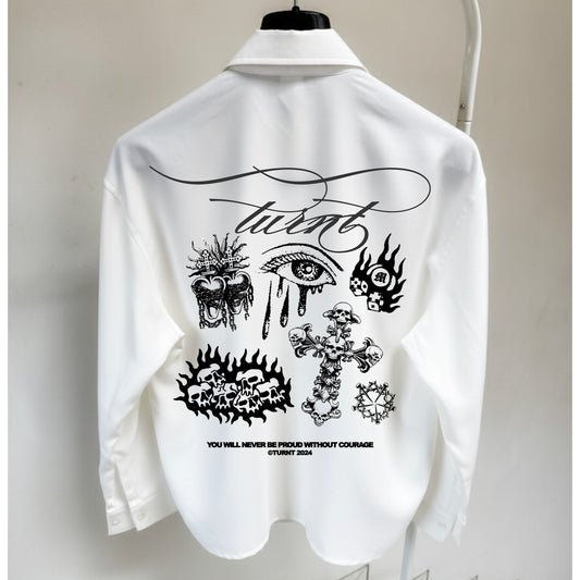 WHITE COURAGE SHIRT