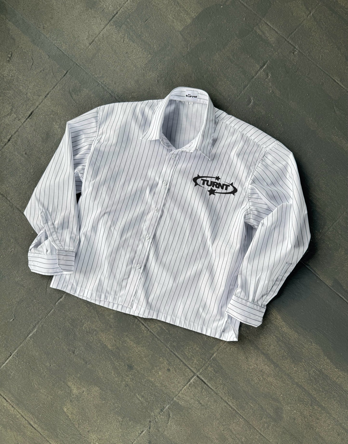 COURAGE WHITE STRIPED SHIRT