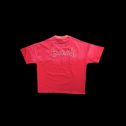 RED FADED STARLET T-SHIRT