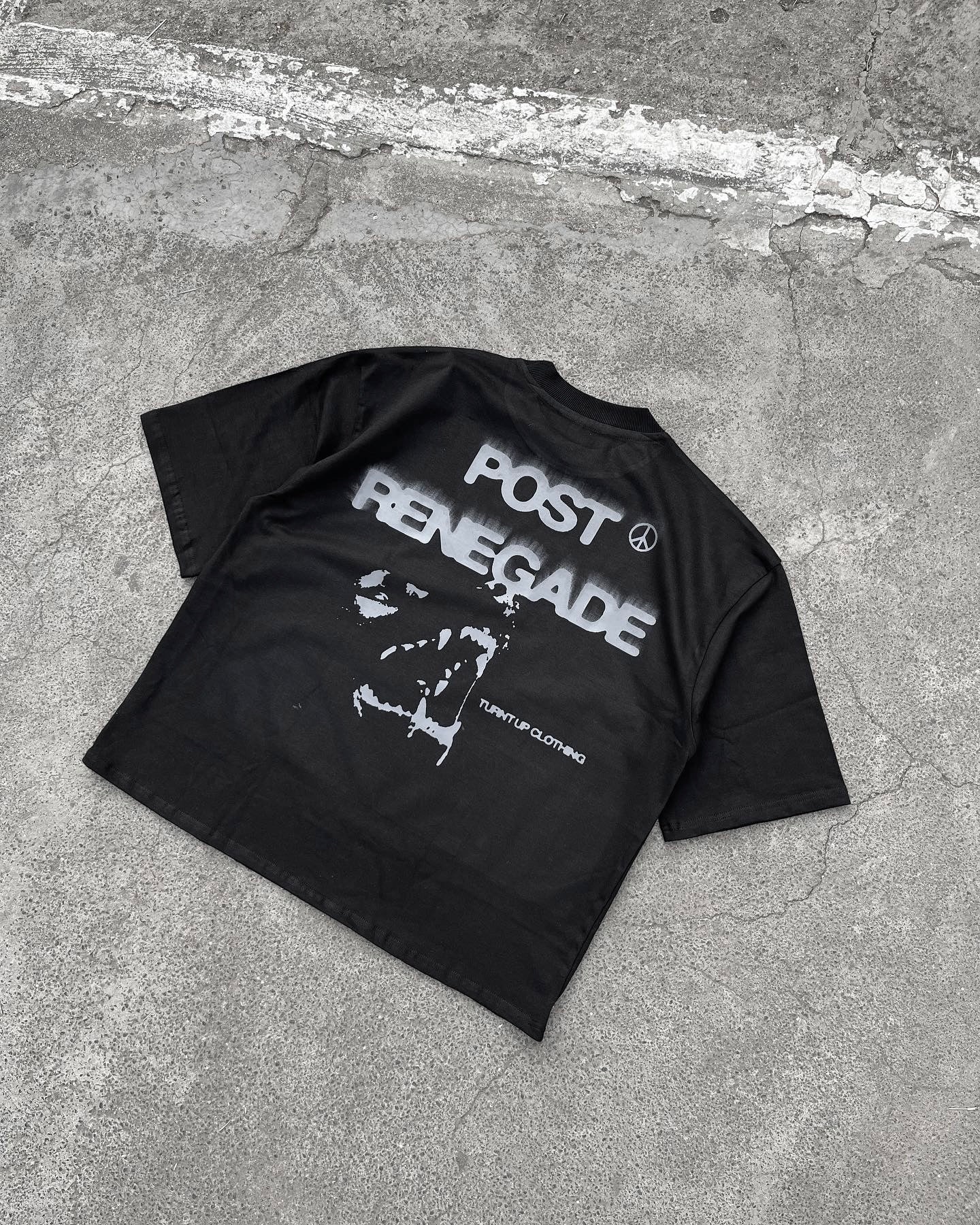 POST RENEGADE OVERSIZED T-SHIRT - TURNT UP CLOTHING
