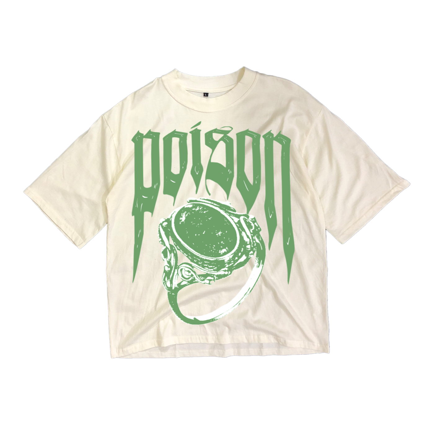 Poison Oversized T-shirt - TURNT UP CLOTHING
